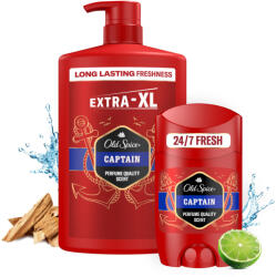 Old Spice Captain tusfürdő (1000 ml) + Old Spice Captain stift
