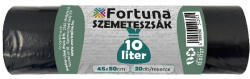 Fortuna Szemeteszsák Fortuna 10L Pipere Fekete 45X50 cm 20 Darabos