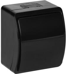 ORNO Fekete vízálló kapcsoló IP44 szerelésre (OR-OE-7100/B)