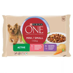 Purina One Active Szószos Eledelválogatás 4x85 gr