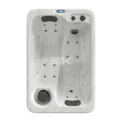 Sanotechnik SPLIT kültéri masszászmedence, gyöngyházfehér (SPA30) - ekereskedohaz