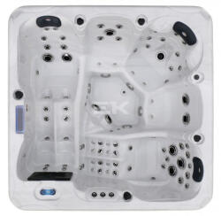 Sanotechnik SanotechnikHAWAII kültéri medence, gyöngyházfehér (SPA16)