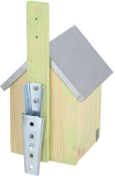 Esschert Design Fára vagy falra szerelhető fém madárház tartó, 12 cm