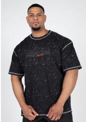 Gorilla Wear - Saginaw Oversized T-shirt - Férfi Túlméretezett Póló - Mosott Fekete