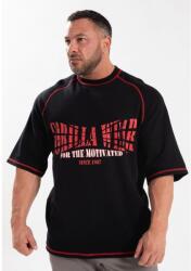 Gorilla Wear Gorilla Wear- Finley Oversize T-shirt - Férfi Túlméretezett Póló - Fekete/piros