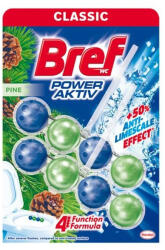 Bref Power Aktiv Toalett Illatosító Golyó Pine Forest 2x50 g