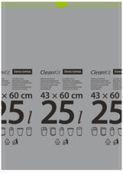 Tescoma Clean Kit Összehúzható Szemeteszsák 25 L, 15 db - fizz