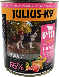 Julius-K9 Julius K9 Pástétom Bárány és Sütőtök 800 gr