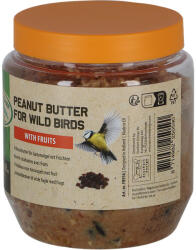 Esschert Design Gyümölcsös mogyoróvaj madáreleség újrahasznosított üvegben, 340 g