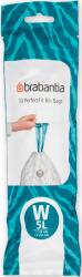 Brabantia PerfectFit Szemeteszsák - W Méret, 5 L, 10 Zsák/Tekercs