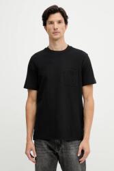 Tommy Hilfiger pamut póló - fekete S - answear - 17 190 Ft