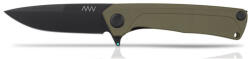 ANV Z100 DLC/Plain Edge, G10 zsebkés zöld