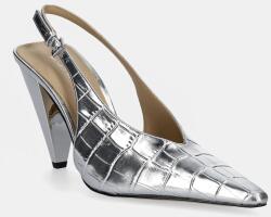 MICHAEL Michael Kors bőr tűsarkú Electra - ezüst Női 36