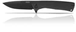 ANV Z100 DLC/Plain Edge, G10, Lock kés fekete