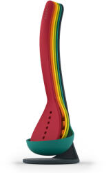 Joseph Joseph Set ustensile pentru bucătărie NEST PLUS , 5 buc, cu suport, multicolor, Joseph Joseph (JS10124)