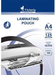 Victoria Meleglamináló fólia, 125mikron, A4, fényes, VICTORIA, 100db/cs (627310) - iconink