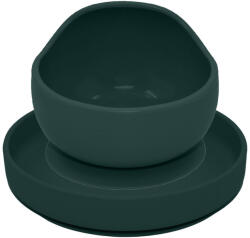 PETITEMARS PETITE&MARS Szilikon 2 részes étkészlet TAKE&MATCH tányér + tál Misty Green 6hó+