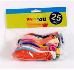  Léggömb, 26cm, vegyes szín, 25db/cs (009-0025) - mystock