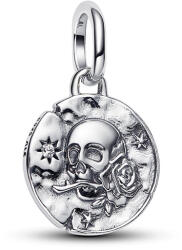 Pandora Koponya ezüst medál átlátszó cirkóniával - 794089C01 (794089C01)