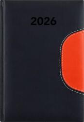 Dayliner Naptár tervező B6 heti Dayliner Memphis fekete-narancs (2026) (NMB6FKNU)