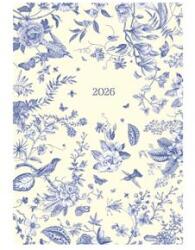 TopTimer Naptár tervező B6 heti Toptimer Joy kékfestő (2026) (NKJ012KFU)