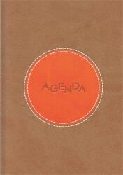 Dayliner Naptár tervező A5 napi Dayliner Central barna-narancs (2026) (NCEA5BNU)