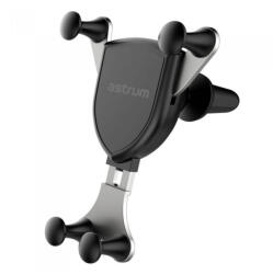 Astrum CW260 univerzális gravity autós tartó vezeték nélküli töltéssel szellőzőre, QI V1.2, 5V-1A / 9V-1.1A 10W