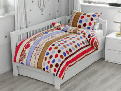 Lenjerii din bumbac pentru patut Culoare crem, HEARTS AND POINTS Lenjerie de pat