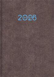 Dayliner Naptár tervező A5 napi Dayliner Animal Grizzly-szürkésbarna (2026) (NANA5GU)