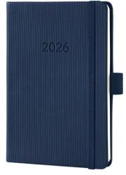 Sigel Naptár A6 heti 2026 kemény borító Sigel Conceptum éjkék (SIC2663)