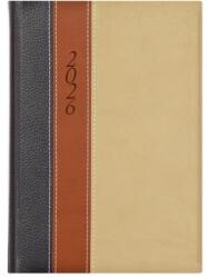 TopTimer Naptár tervező B5 heti Toptimer Fashion antracit-barna-bézs (2026) (NKF011ABBU)