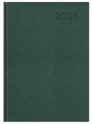 TopTimer Naptár tervező A5 napi Toptimer Economic zöld (2026) (NKE021ZU)