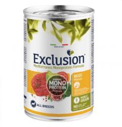Exclusion Mediterraneo Monoprotein Beef konzerv kutyák számára 400 g - csui