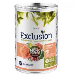 Exclusion Mediterraneo Monoprotein Salmon konzerv kutyák számára 400 g