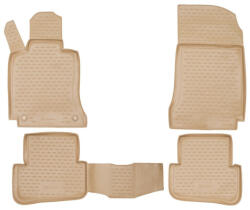 Novline Mercedes C-Classe 2007-2014 (W204, bézs) Novline méretpontos gumiszőnyeg szett (34-27-212k_19674_ah)