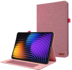  FABRIC husă flip pentru Xiaomi Pad 7 / Pad 7 Pro / Pad 8 / Pad 8 Pro roz