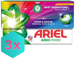 Ariel All in 1 mosókapszula 19 db-os Color KARTON - 4 db (K8700216765114)