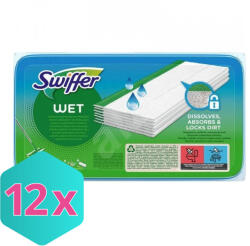 Swiffer Padlótörlő Utántöltő, NEDVES/WET 10 db/doboz KARTON - 12 db (K8006540308257)