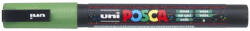uni Dekormarker 0, 9-1, 3mm, Uni-Posca PC-3ML csillámló zöld (2UPC3MLZ) - cartridge