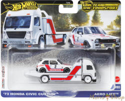 Mattel Team Transport - '73 Honda Civic Custom / Aero Lift szállító autó (JBM36)