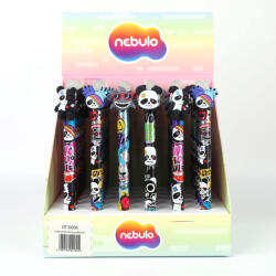 Nebulo Zseléstoll radírozható, panda, 36 db/display Nebulo (DT-0006) - cartridge