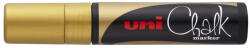 uni Krétamarker folyékony 15mm, Uni-Posca PWE-17K arany (2UPWE17KA) - cartridge