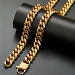 HARAHU MA-38422 férfi nyaklánc - Arany/56cm/14mm KP38422