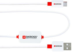 SKROSS USB kábel, töltő, szinkron, alarm (microUSB) (2.700210)