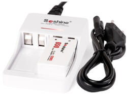 Soshine V1 9V Block 6F22 Li-Ion, Ni-MH, LiFePO4 akkumulátortöltő (9V-CHARGE-LIION)