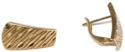 Ékszershop Vésett mintás arany fülbevaló (1322838)