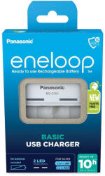 Eneloop BQ-CC61USB AA/AAA akkumulátorok töltésére USB csatlakozás (BQ-CC61USB)