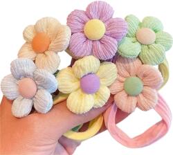 HARAHU Elastice de păr pentru copii Flower - Multicolor / 6 bucăți KP38428