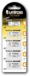 Uniross A23/23A 12V alkáli elem 5db/csomag (UALKA235)