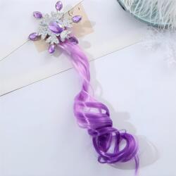 HARAHU Agrafă pentru păr Star cu împletitură - Violetă KP38421